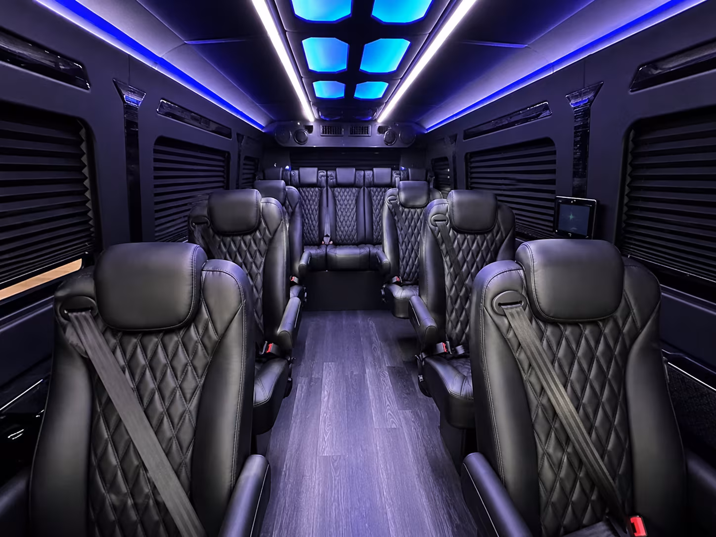 elk grove corporate event transportation onboard seating